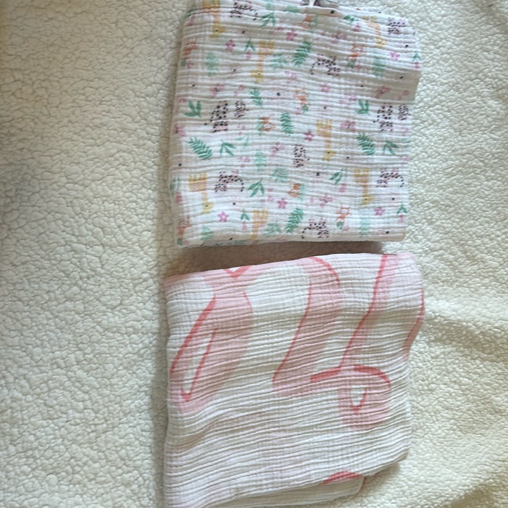 Cotton swaddle blankets